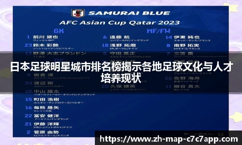 日本足球明星城市排名榜揭示各地足球文化与人才培养现状